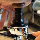 Tamper drukveer - Hout/Zwart