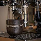 Koffiekopje keramiek - 220ml - Grijs wit