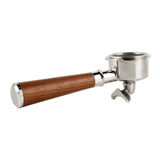 Portafilter dubbele uitloop 54mm - Hout