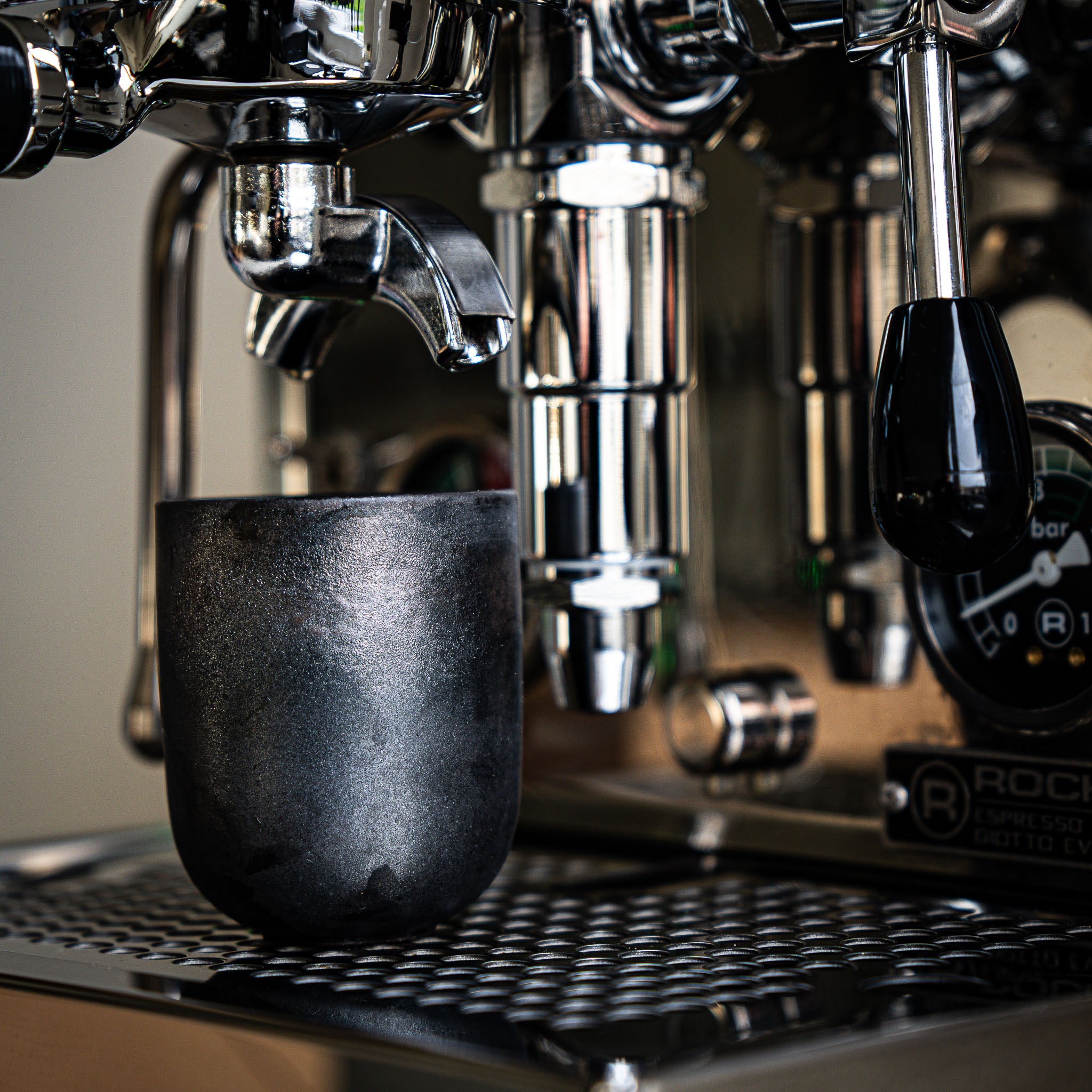 Koffie mok - 200ml antraciet